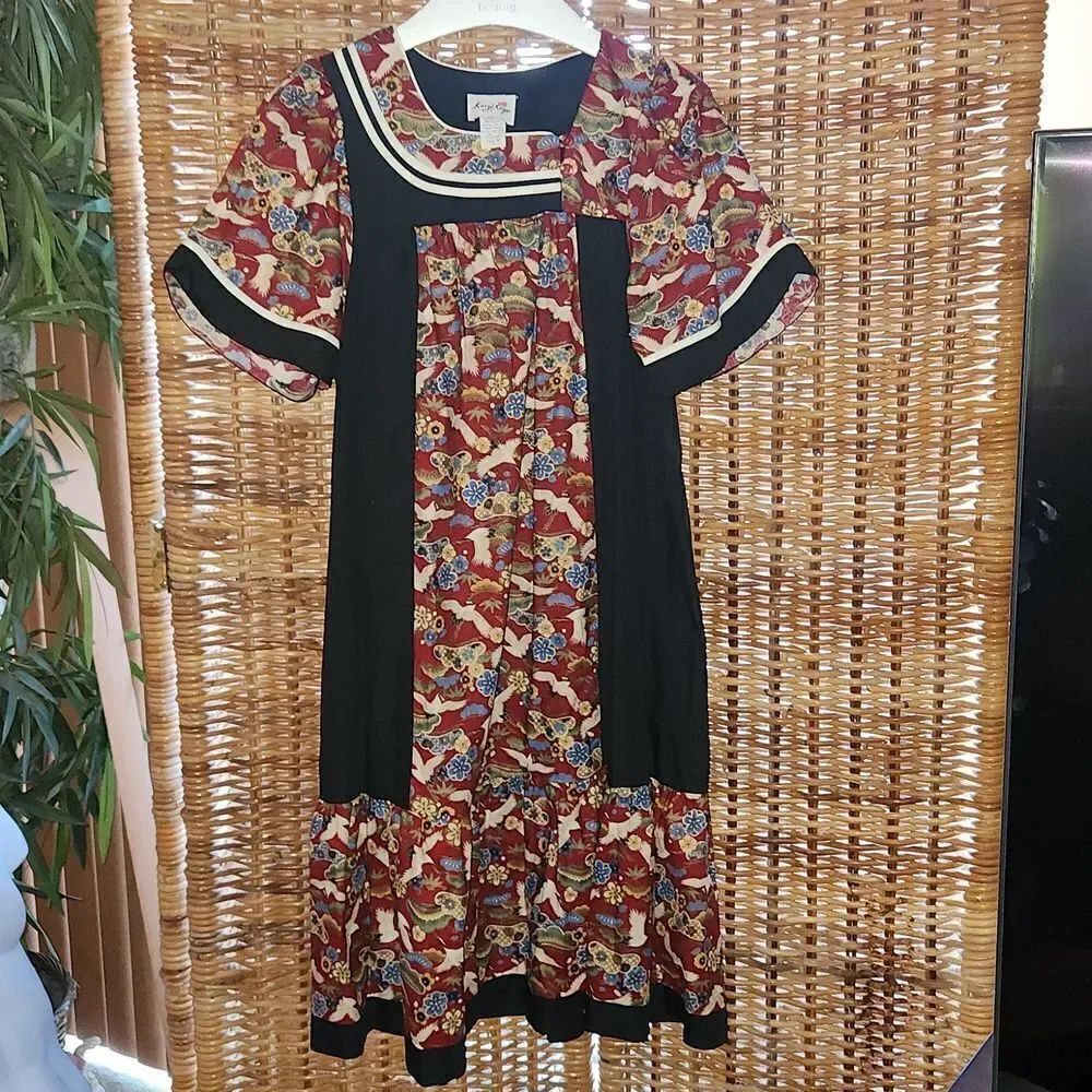 Vintage Karyl Kaye Muumuu Dress M